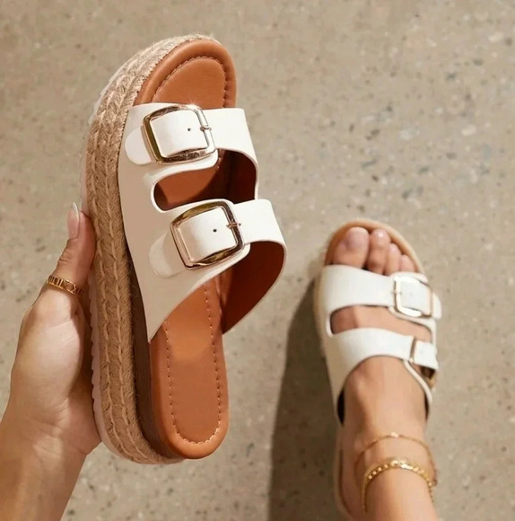 Ladies Wedge Heel Platform Sandals Are Suitable For Daily Outfits - Picture 1 of 5